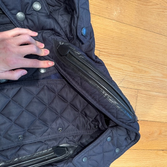 Burberry Brit navy quilted cozy jacket - Picture 6 of 11
